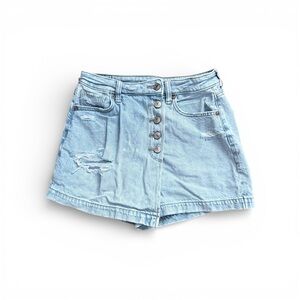 American Eagle Outfitters Light Blue Denim Skort Womens Size 4